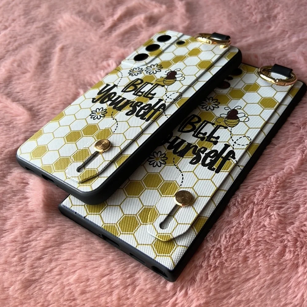For Samsung Galaxy S22 plus,S22 ultra phone case with strap kickstand ring